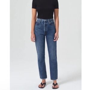 Agolde 90s Pinch Waist High Rise Straight A154F-1141 Size 27